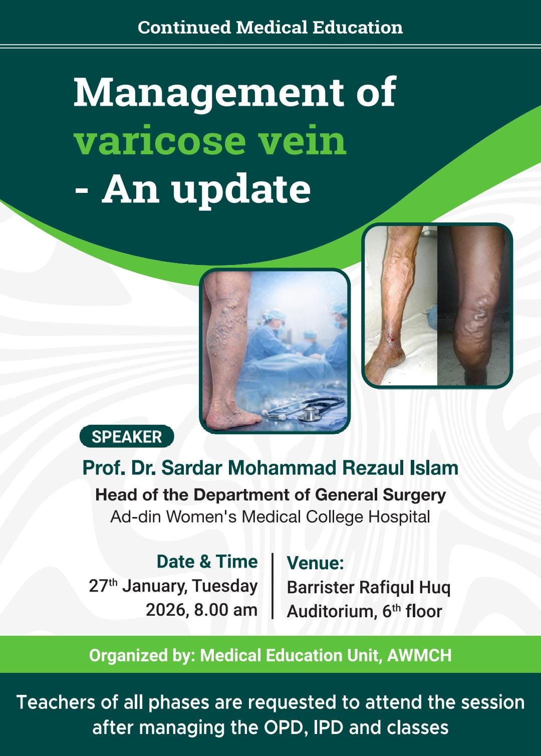 LSV stripping for varicose veins